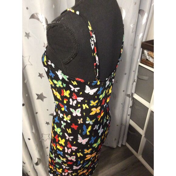 BP. Stretch butterfly spaghetti strap dress Medium M - Picture 2 of 5